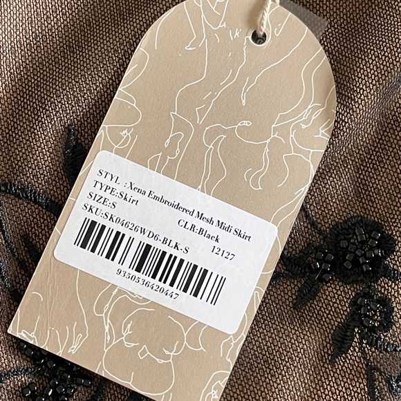 Meshki Embroided Mesh Skirt - Picture 6 of 7